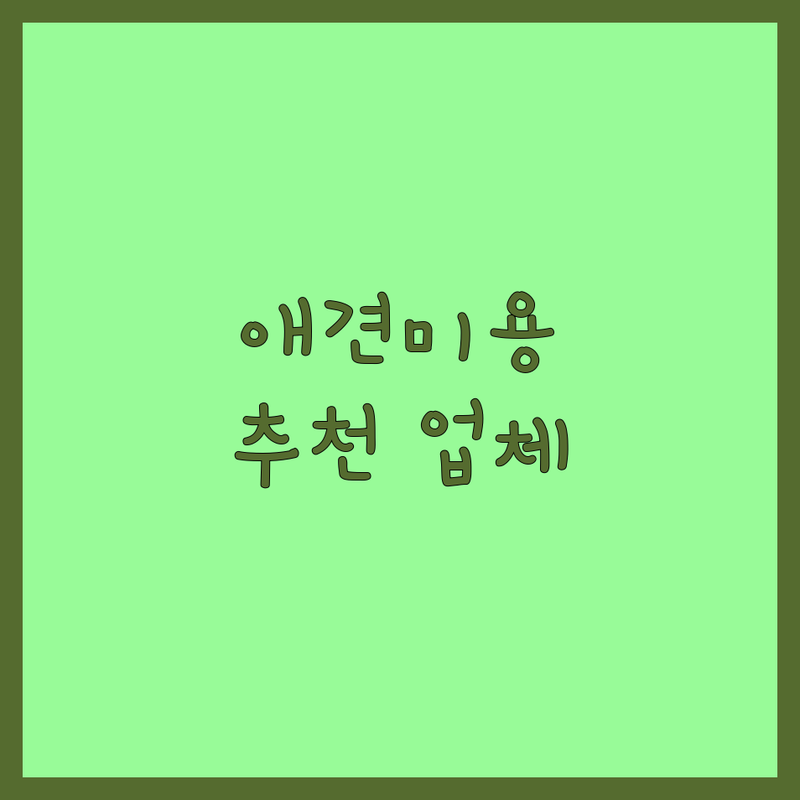 서울 반려동물그루밍 잘하는 곳 업체 추천 | 애견미용 비용 가격 합리적인 곳